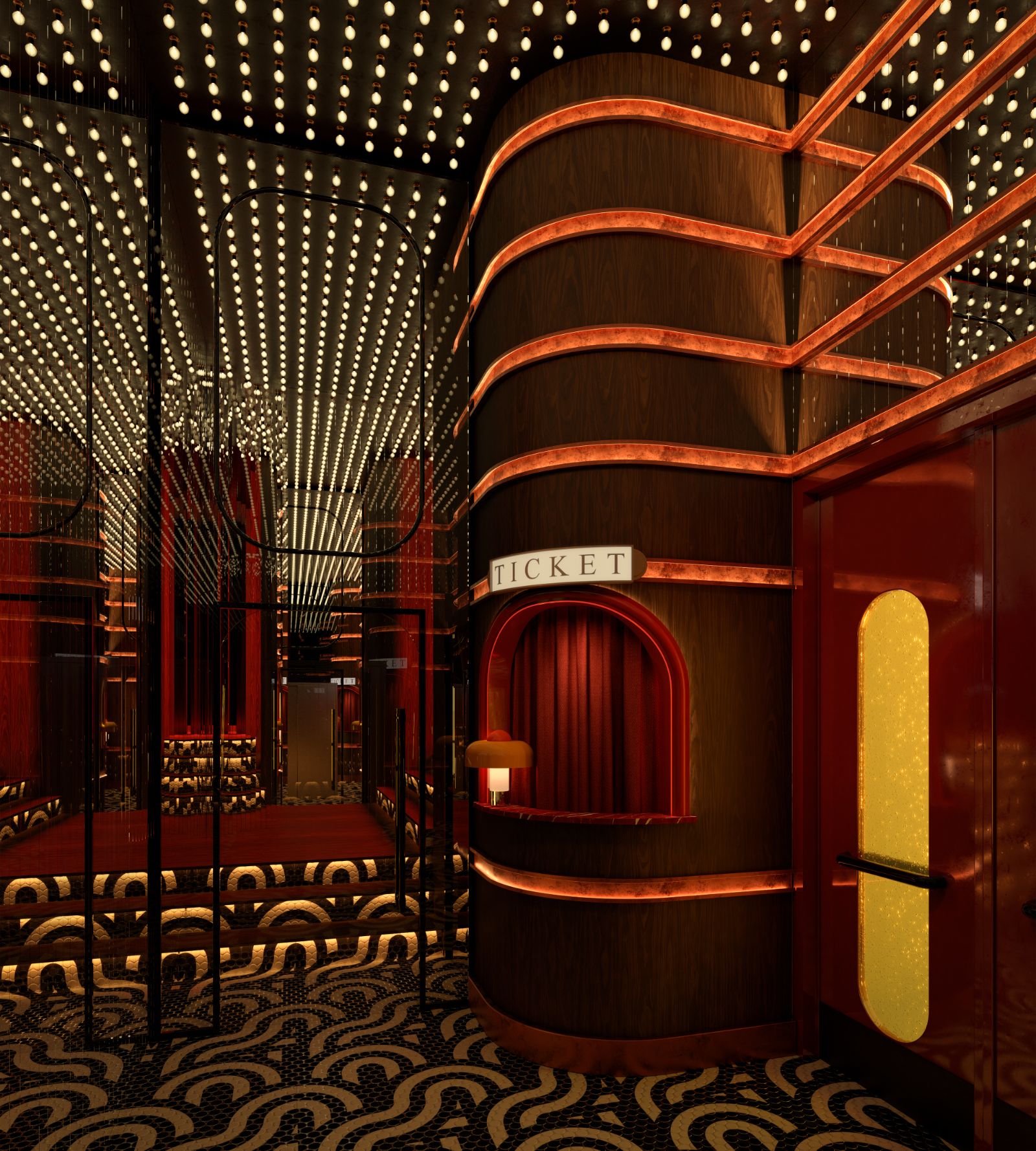 Boogie Heights stairwell rendering